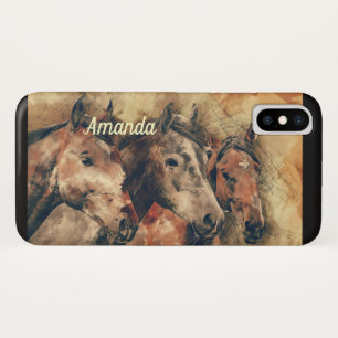 Case-Mate iPhone Case Chevaux Brown