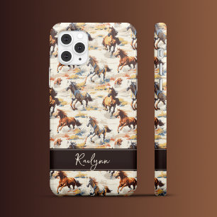 Coques iPhone 16 Pro Max Chevaux couchés de soleil