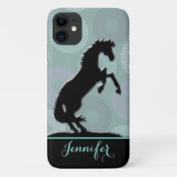 Chevaux de coeur V (cercles verts)