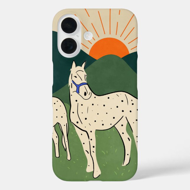 Coques Case-Mate iPhone Chevaux des Highlands (Verso)