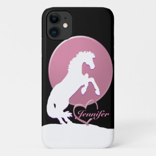 Case-Mate iPhone Case Chevaux du Coeur Blanc V (rose)