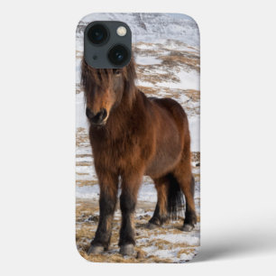 Coques Pour iPhone Chevaux islandais en hiver