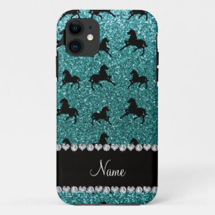 Coque iPhone 11 Chevaux nommés personnalisés de parties