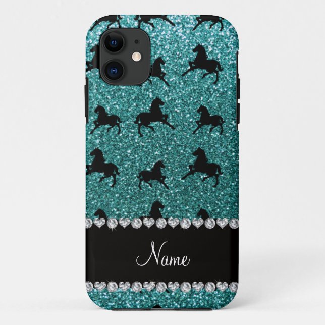 Coques Case-Mate iPhone Chevaux nommés personnalisés de parties (Dos)
