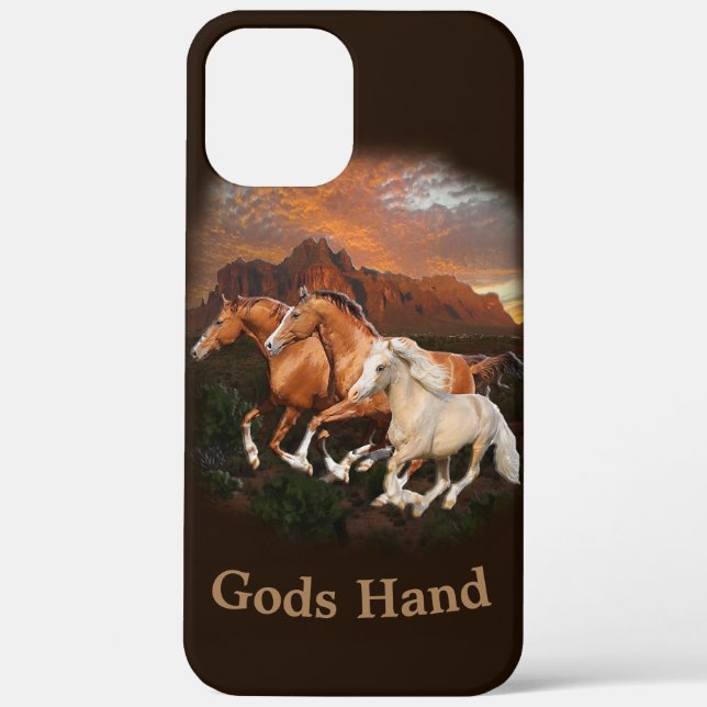 Coques Case-Mate iPhone Chevaux sauvages d'Arizona (Verso)