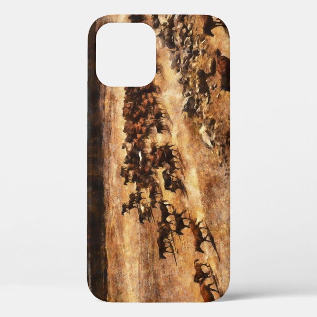 Coques Case-Mate iPhone Chevaux Sauvages : Majesté d'Animal Artistique. (Verso)