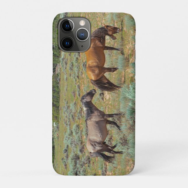 Coques Case-Mate iPhone Chevaux sauvages paissant (Dos)