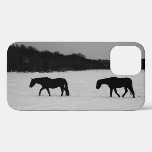 Case-Mate iPhone Case Chevaux sur l'iphcn des neiges