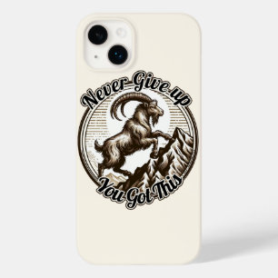 Coque Pour iPhone 14 Plus Chèvre de montagne qui grimpe Capricorne Ne jamais