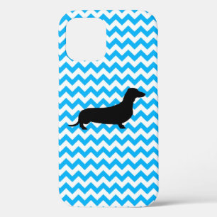 Case-Mate iPhone Case Chevron Bébé Bleu Avec Coque-Mate Dachshund iPhone