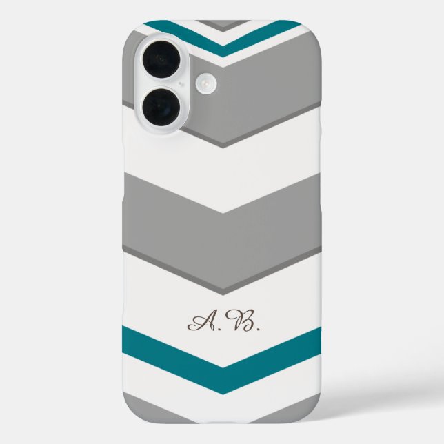 Coques Case-Mate iPhone Chevron moderne avec n'importe quelle couleur Déta (Verso)