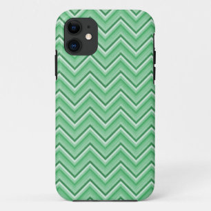 Coque iPhone 11 Chevron vert
