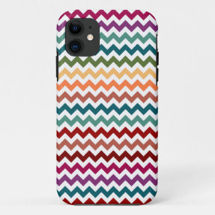 Coques Pour iPhone Chevrons multicolores   personnalisable
