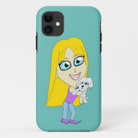 Chibi avec un chiot