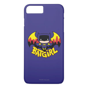 Coque iPhone 7 Plus Chibi Batgirl avec Gotham Skyline & Logo