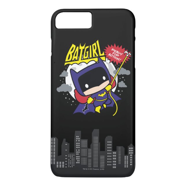 Coques Case-Mate iPhone Chibi Batgirl Prêt Pour L'Action (Dos)