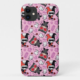 Coque Case-Mate Pour iPhone Chibi Catwoman, Harley Quinn & Kittens Motif