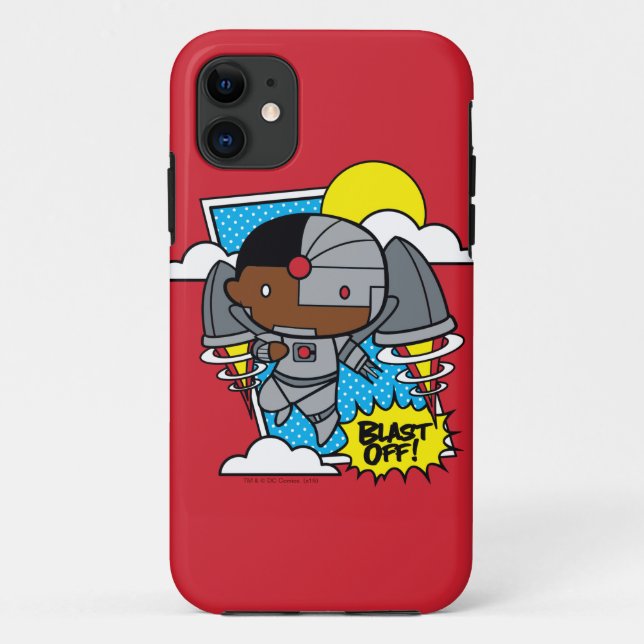 Coques Case-Mate iPhone Chibi Cyborg S'Est Éteint ! (Dos)