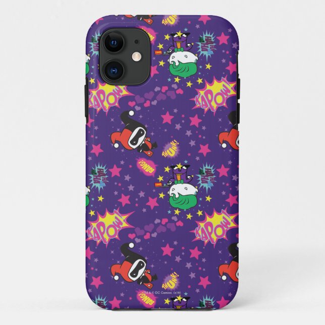 Coques Case-Mate iPhone Chibi Joker et Harley Motif (Dos)