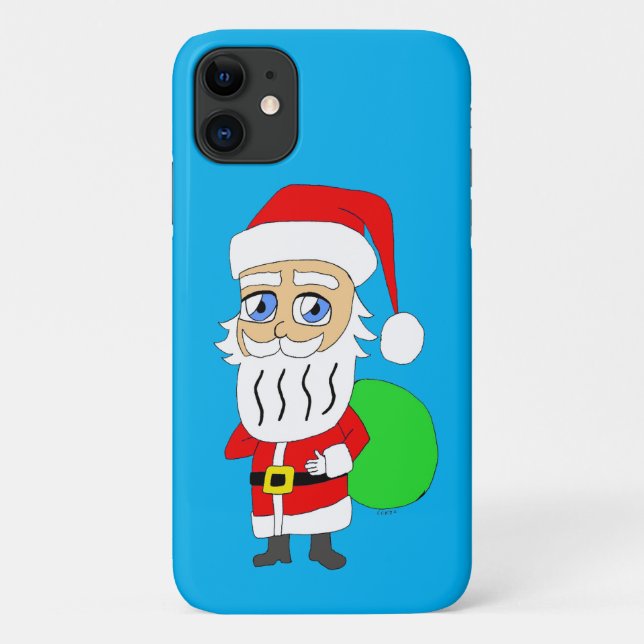 Coques Case-Mate iPhone Chibi Santa Claus (Dos)