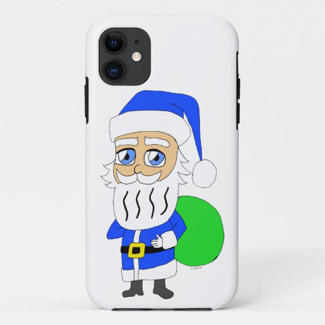 Coques Case-Mate iPhone chibi Santa Claus (Dos)