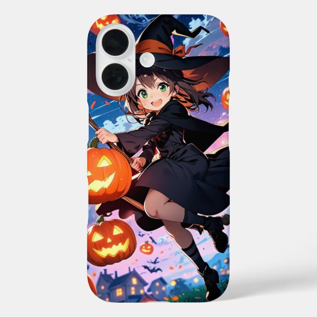 Coques Case-Mate iPhone Chibi Witch Ride (Verso)
