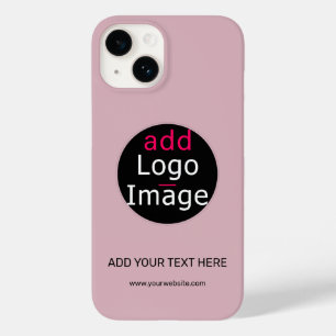 Coque Pour iPhone 14 Chic Professionnel Personnalisé Rose Dusty Rose
