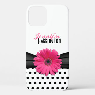 Etui iPhone Case-Mate Chic rose Gerbera Daisy Polka Dot
