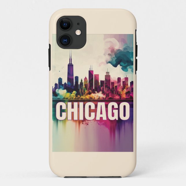 Coques Case-Mate iPhone Chicago Skyline (Dos)