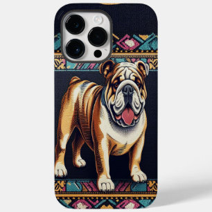 Coque Pour Pour iPhone 14 Pro Max Chien à bulles réaliste et élégant avec cadre colo