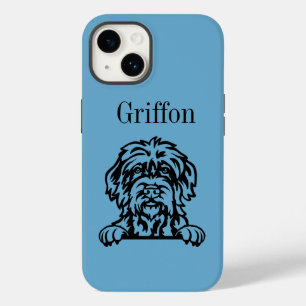 Coque Pour iPhone 14 Chien à poils durs Pointing Griffons