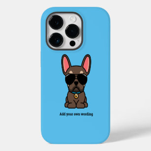 Coque Pour iPhone 14 Pro Chien à tête brune Brown