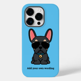 Coque Pour iPhone 14 Pro Chien à tête noire