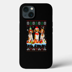 Case-Mate iPhone Case Chien Beagle de Noël moche Père Noël Costume de ch