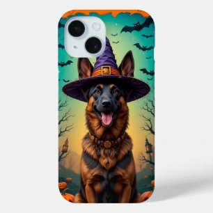 Coque Pour iPhone 15 Chien berger allemand joyeux