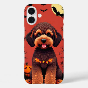 Coques iPhone 16 Plus Chien brun joyeux