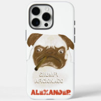 Chien Carlin AFICIONADO Grincheux Personnalisé Cig