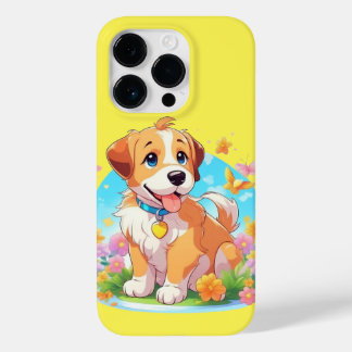 Coque Pour iPhone 14 Pro Chien chiot mignon
