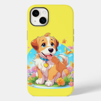 Coque Pour iPhone 14 Plus Chien chiot mignon