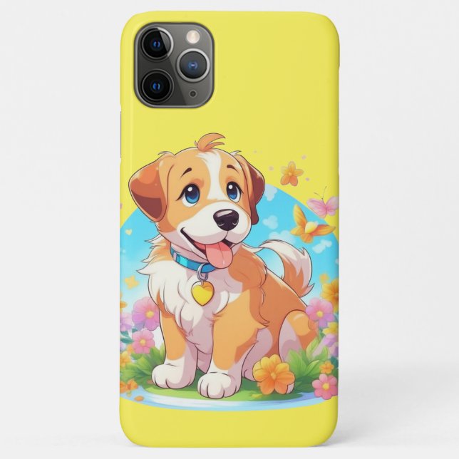 Coques Case-Mate iPhone Chien chiot mignon (Dos)