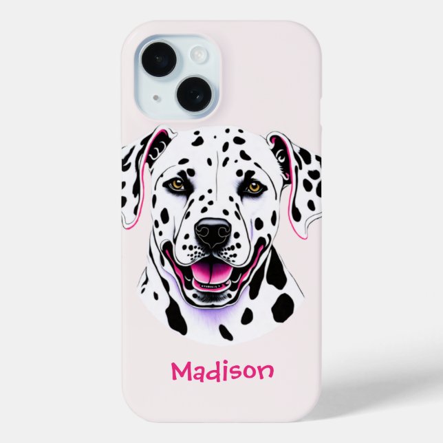 Coques Case-Mate iPhone Chien dalmate (Verso)