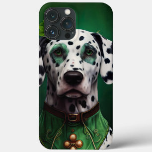 Case-Mate iPhone Case Chien dalmate en tenue de la Saint Patrick