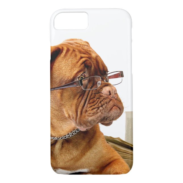 Coques Case-Mate iPhone Chien de Bordeaux en verres (Dos)
