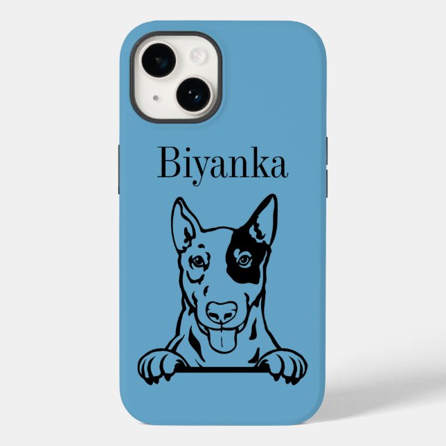 Coques Case-Mate iPhone chien de bullterrier anglais (Verso)