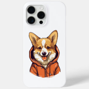 Coque iPhone 15 Pro Max Chien de Corgi drôle à peine là