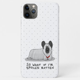 Case-Mate iPhone Case Chien de Terrier de l'écorce pourrie (argent) mign