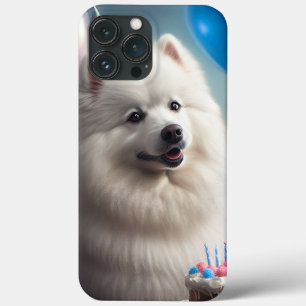 Case-Mate iPhone Case Chien esquimau américain avec ballons anniversaire