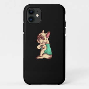 Case-Mate iPhone Case Chien Français Bulldog I Love Maman Tattoo Lover C
