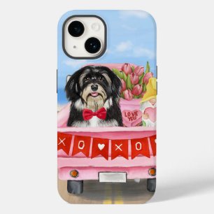 Coque Pour iPhone 14 Chien Havanais Saint Valentin Camion