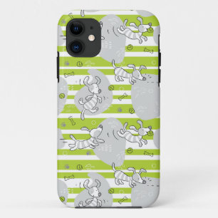 Etui iPhone Case-Mate chien jouant l'arrière - plan de motif